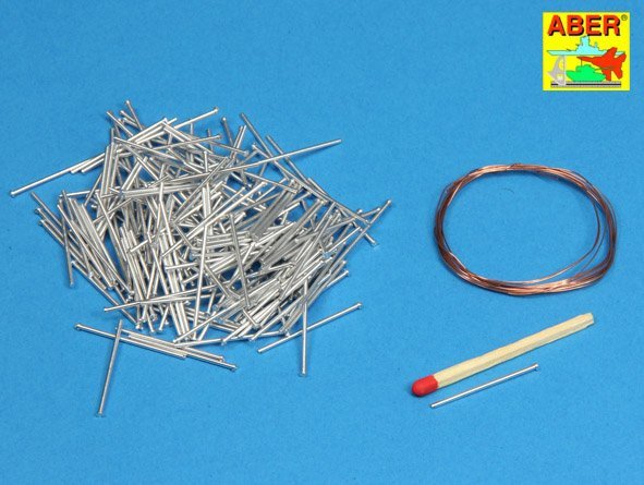 Aber 16068B Panzer IV track link pins x 200 pcs. 1/16 – zdjęcie 2