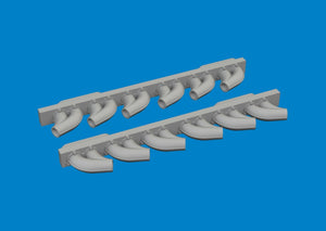 Eduard 6481050 P-39 exhaust stacks rounded PRINT ARMA HOBBY 1/48 – zdjęcie 2