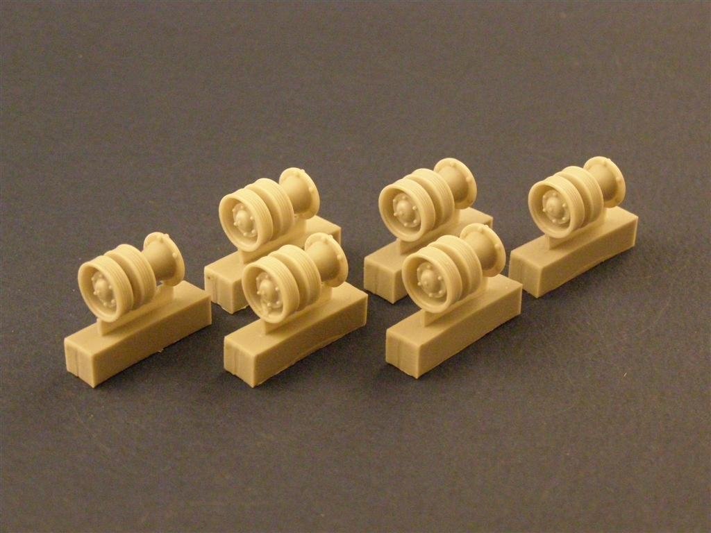 Panzer Art RE35-034 Burn out return rollers for KV-I/II tanks 1/35 – zdjęcie 3