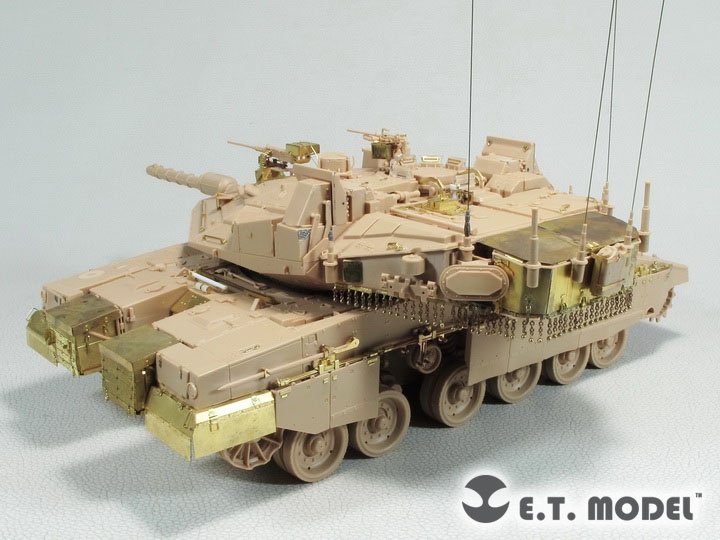 E.T. Model E35-282 Israeli Merkava Mk.4M w/Trophy Active Protection System Basic For Meng Kit 1/35 – immagine 4