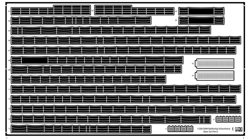 MK1 Design MD-20025 DKM Battleship SCHARNHORST VALUE PACK for Trumpeter 1/200 – image 7