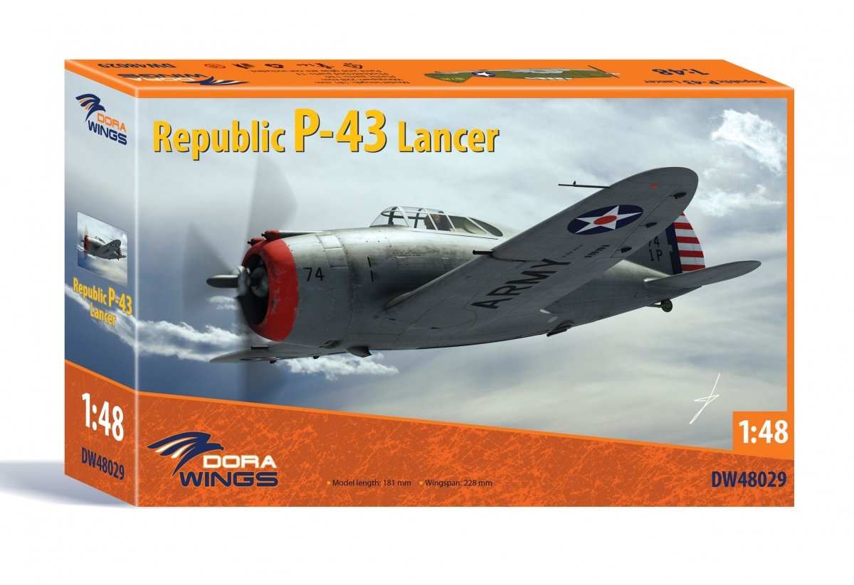 Dora Wings 48029 Republic P-43 Lancer 1/48