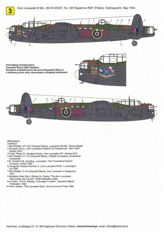 Techmod 48824 Avro Lancaster B Mk I 1/48 – zdjęcie 5