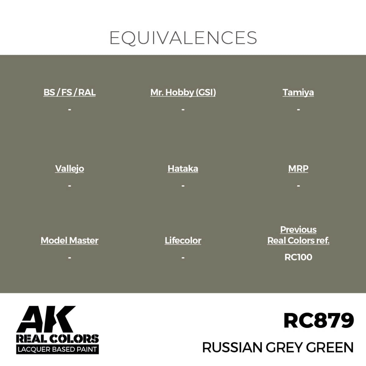AK Interactive RC879 Russian Grey Green 17 ml – zdjęcie 3