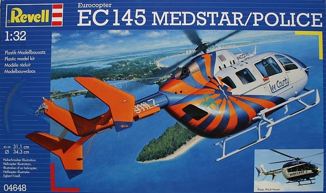 Revell 04648 Eurocopter EC145 MEDSTAR POLICE 1/32