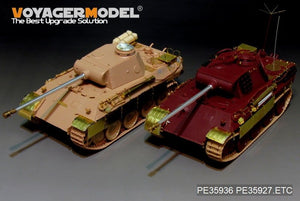 Voyager Model PE35936 WWII German Panther D w/&amp;quot;Stadtgas&amp;quot; Fuel Tanks Basic For MENG TS-038 1/35 – zdjęcie 19