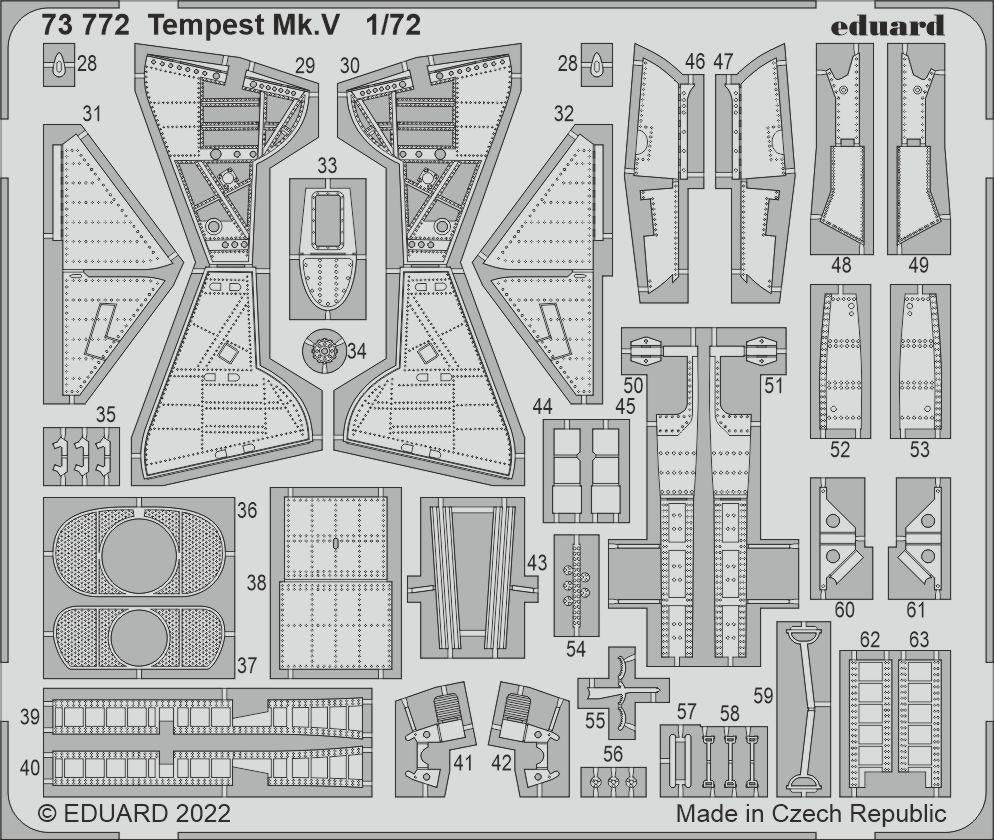 Eduard 73772 Tempest Mk. V AIRFIX 1/72 – image 2