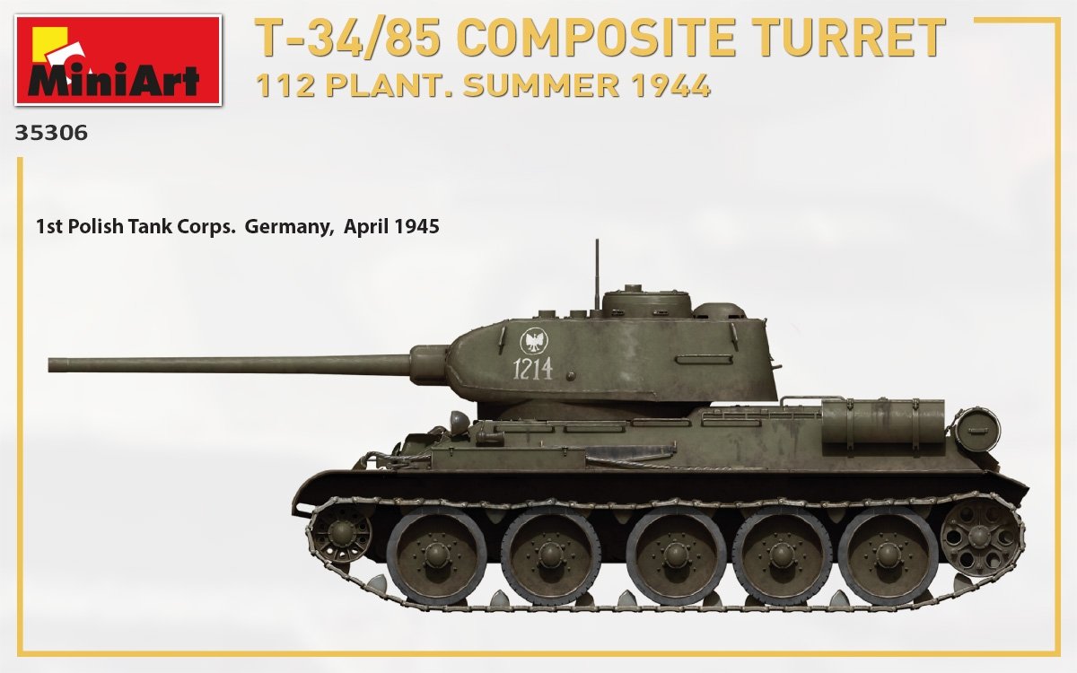 MiniArt 35306 T-34/85 COMPOSITE TURRET. 112 PLANT. SUMMER 1944 1/35 – image 5