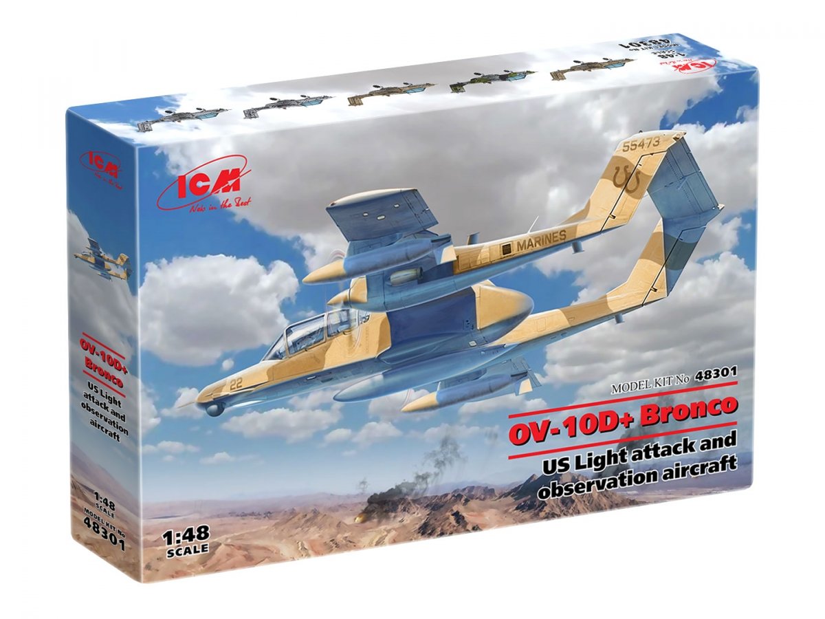 ICM 48301 OV-10D+ Bronco Light attack and observation aircraft 1/48 – zdjęcie 14