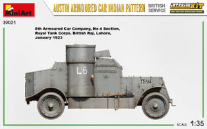 Miniart 39021 AUSTIN ARMORED CAR INDIAN PATTERN. BRITISH SERVICE. INTERIOR KIT 1/35 – image 14
