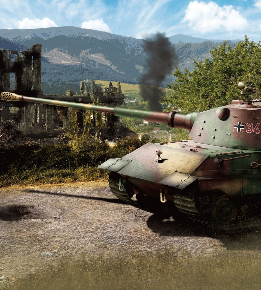 Modelcollect UA35029 German E-60 Ausf. D Late Production w/Standardized Tracks 1/35 – image 2