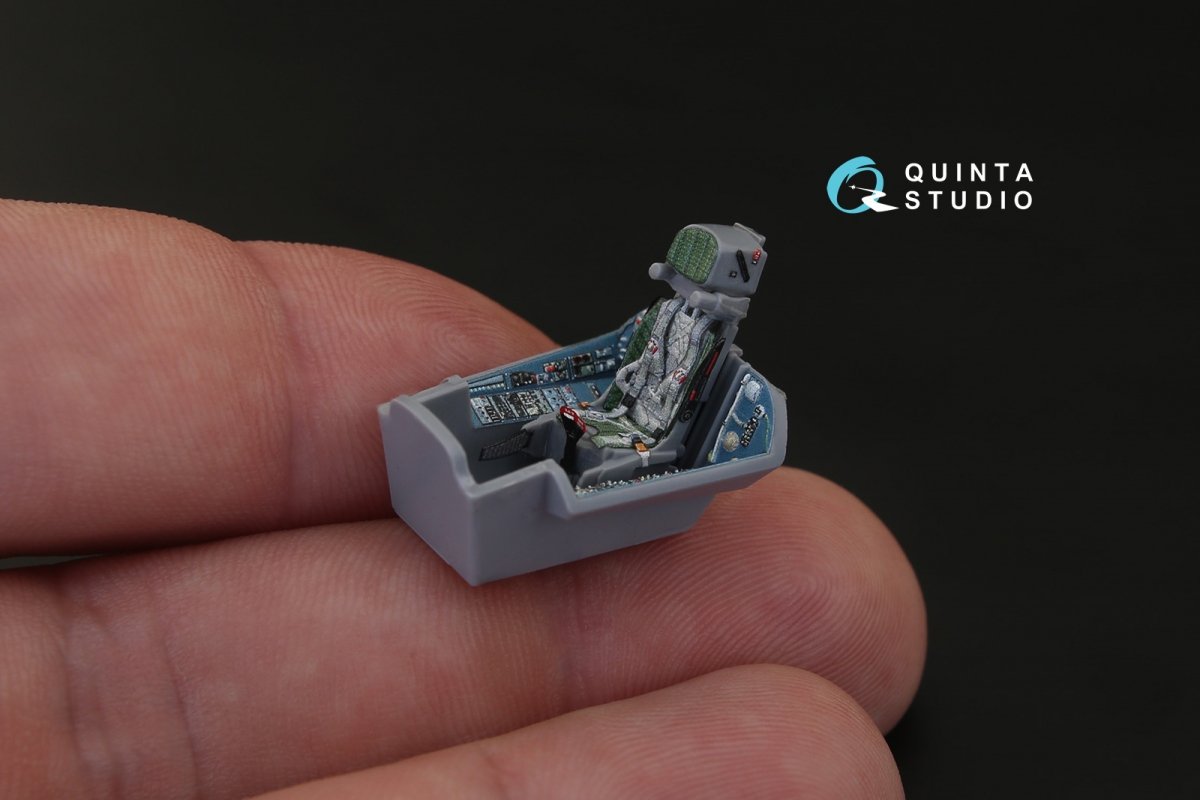 Quinta Studio QD72011 Su-27SM 3D-Printed &amp;amp; coloured Interior on decal paper (for Zvezda kit) 1/72 – zdjęcie 9