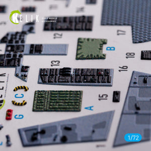 KELIK K72091 F-15C - interior 3D decals for FineMolds kit 1/72 – immagine 5
