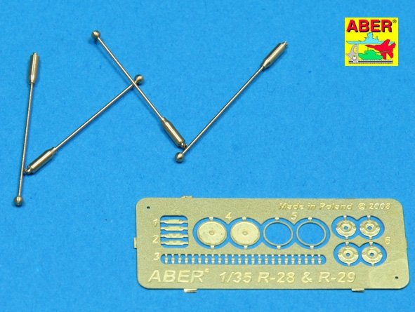 Aber R-29 German width indicator for Sd.Kfz.231; 232 (4 pcs.) 1/35