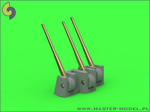 Master SM-350-079 HMS Belfast armament - 6in (12pcs), 4in (12pcs) barrels - set includes resin correction for 6in gun mounting 1/350 – zdjęcie 3