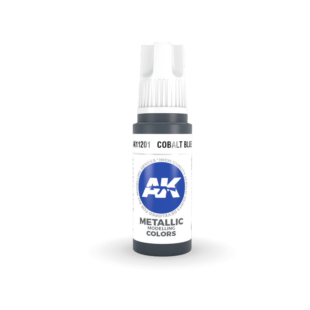 AK Interactive AK11201 COBALT BLUE – METALLIC 17ml – zdjęcie 2