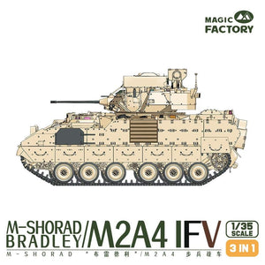 Magic Factory 2004 M-SHORAD Bradley M2A4 IFV 3-in-1 1/35 – zdjęcie 3