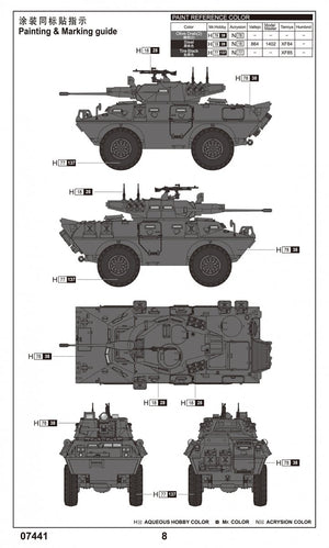 Trumpeter 07441 V-150 Commando w/20mm cannon 1/72 – image 3