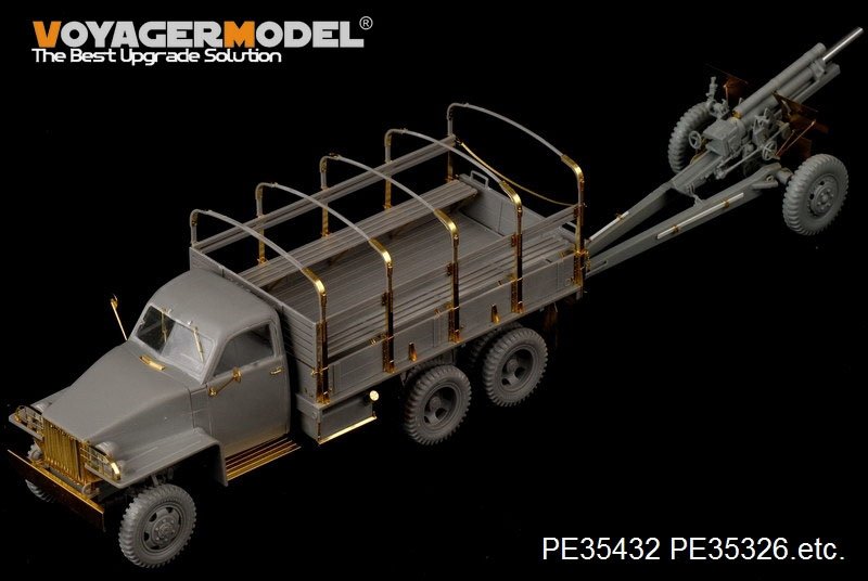 Maquette Voyager PE35432 Camion Studebaker US6 russe de la Seconde Guerre mondiale pour ITALERI 6499 / ICM 35511 1/35  – image 13