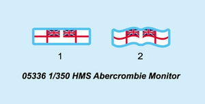 Trumpeter 05336 HMS Abercrombie Monitor 1/350 – image 4
