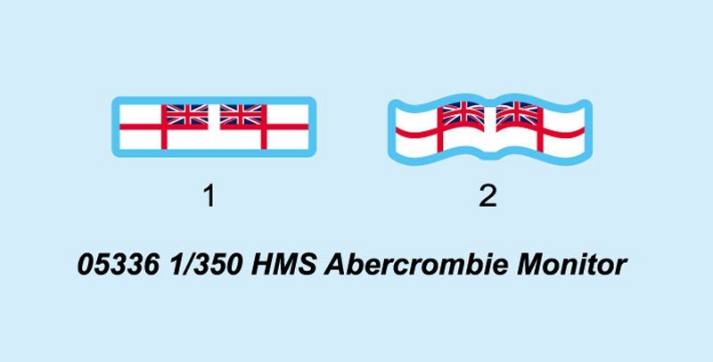 Trumpeter 05336 HMS Abercrombie Monitor 1/350 – image 4