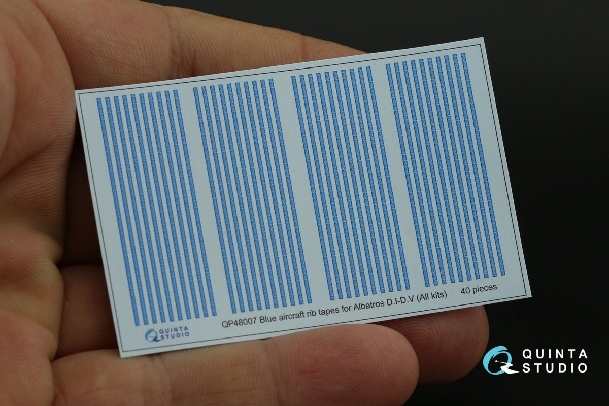 Quinta Studio QP48007 Blue rib tapes Albatros D.I-D.V (All kits) 1/48 – zdjęcie 9