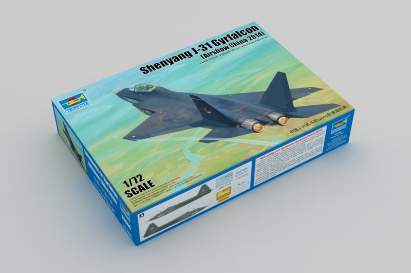 Trumpeter 01666 Shenyang J-31 Gyrfalcon (Airshow China 2014) 1/72 – zdjęcie 2