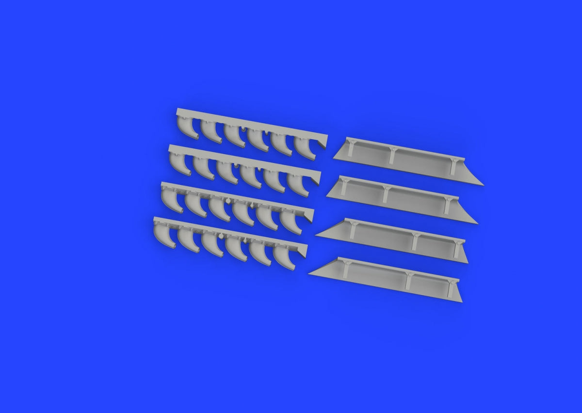 Eduard 672356 Me 410 exhaust stacks PRINT AIRFIX 1/72 – zdjęcie 2