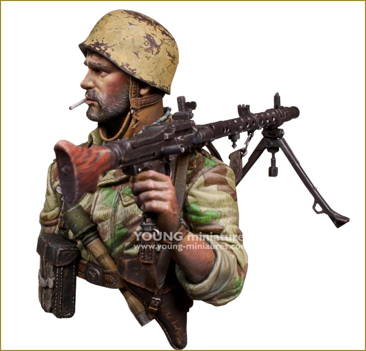 Young Miniatures YM1892 WWII German Paratroopers 1/10 – immagine 6