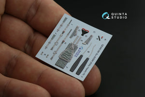 Quinta Studio QD48212 Su-30MKK 3D-Printed &amp;amp; coloured Interior on decal paper (KittyHawk) 1/48 – zdjęcie 9