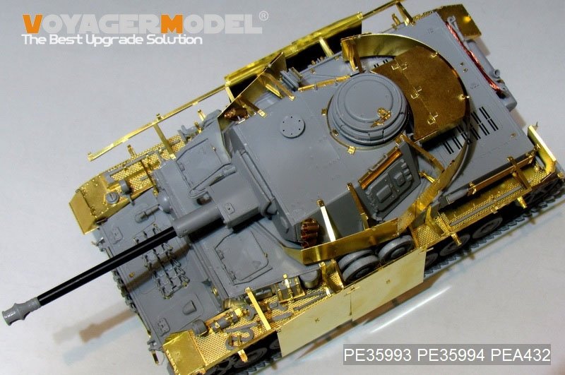 Voyager Model PE35994 WWII German Pz.Kpfw.IV Ausf.F-H Fenders For Border 35001 1/35 – zdjęcie 4