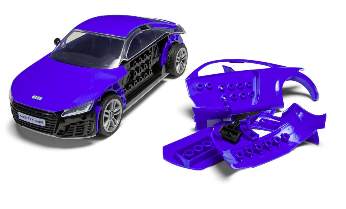 Airfix 6054 QUICKBUILD Audi TT Coupe - Blue – zdjęcie 3