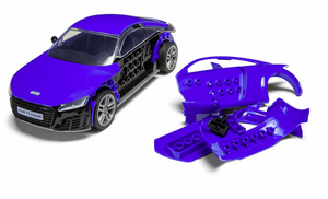 Airfix 6054 QUICKBUILD Audi TT Coupe - Blue – zdjęcie 3