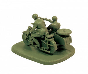 Zvezda 6277 Soviet Motorcycle M-72 with Sidecar and Crew – zdjęcie 3