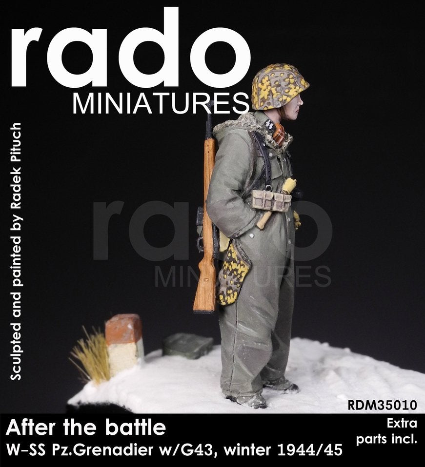 RADO Miniatures RDM35010 After the battle, W-SS Panzergrenadier w/G43, winter 1944/45 1/35 – zdjęcie 2