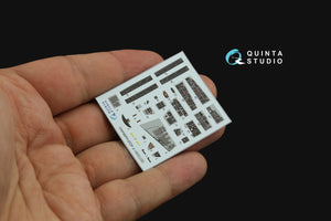 Quinta Studio QD72091 F-4D 3D-Printed &amp;amp; coloured Interior on decal paper (Fine Molds) 1/72 – zdjęcie 8