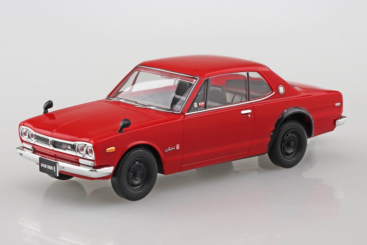 Aoshima 05884 Nissan Skyline 2000 GT-R (Red) 1/32 – image 2