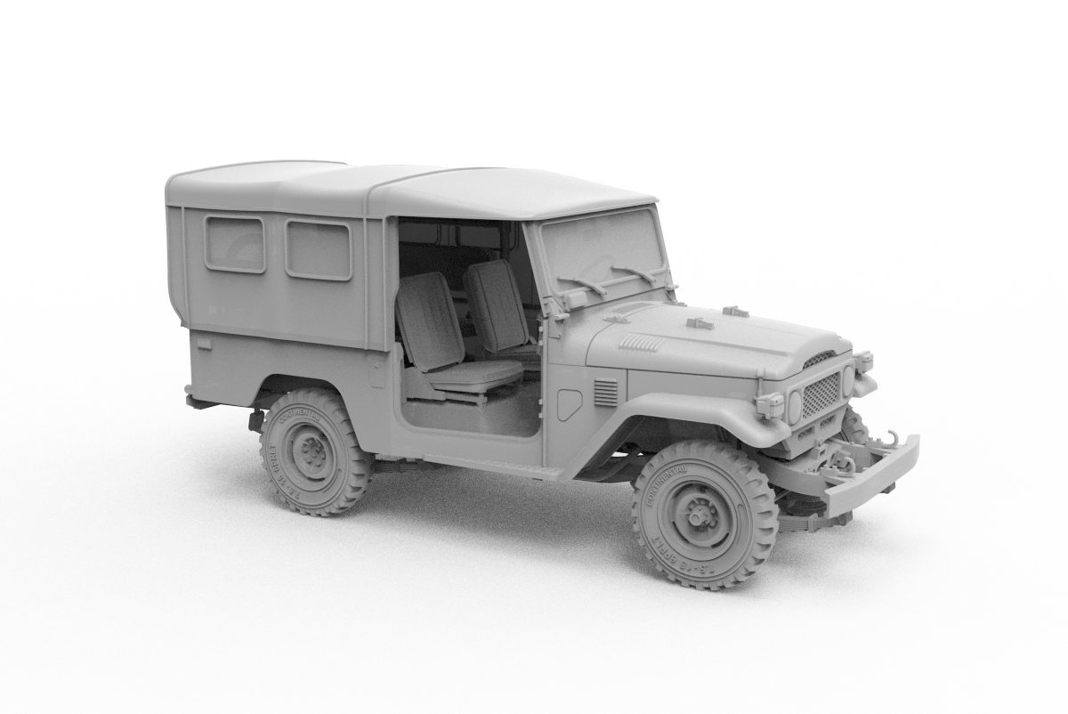 AK Interactive AK35004 FJ43 SUV WITH SOFT TOP IDF &amp;amp; LAF 1/35 – image 8