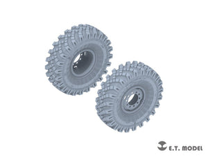 ET Model P35-116 Russian URAL-4320 Truck Weighted Road Wheels(3D Printed) For TRUMPETER Kit 1/35 – image 5