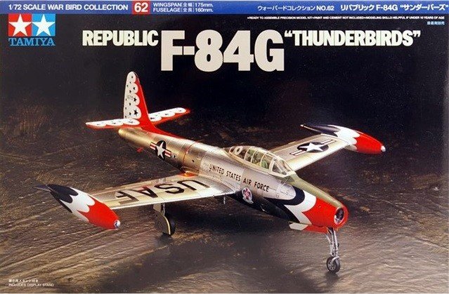 Tamiya 60762 Republic F-84G Thunderbirds 1/72