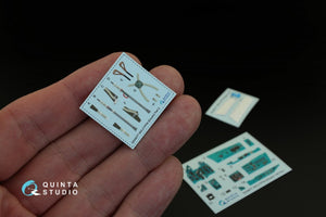 Quinta Studio QD48002 Yak-1 (early production) 3D-Printed &amp;amp; colored Interior on decal paper (for all kits) 1/48 – image 2