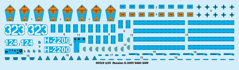 Trumpeter 09519 Russian S-300V 9A83 SAM 1/35 – image 6