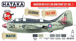 Hataka HTK-AS113 Modern RN Fleet Air Arm Paint Set Vol. 1 6x17ml – zdjęcie 2
