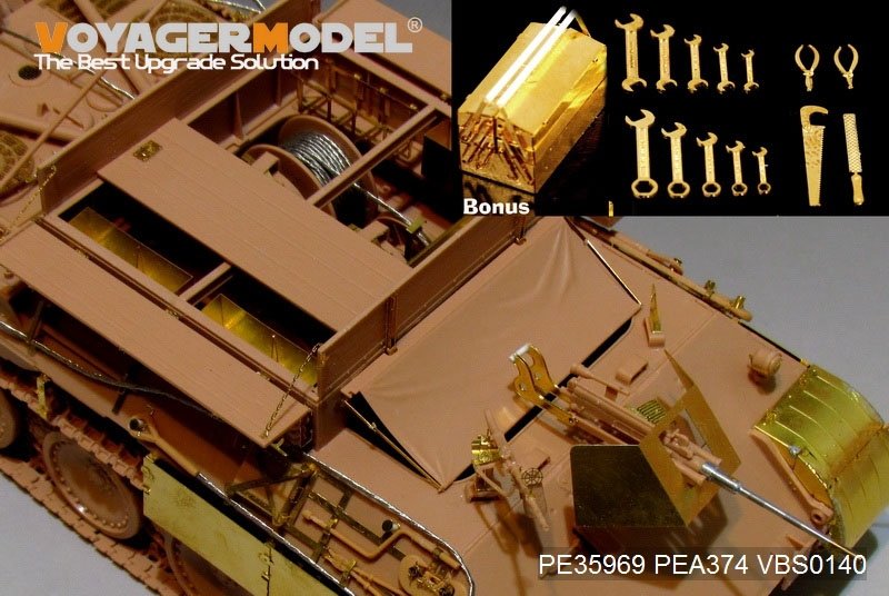 Voyager Model PE35969 WWII German Bergepanther Ausf.A (Early type,Panther A tool holders) Basic For MENG SS-015 1/35 – image 16