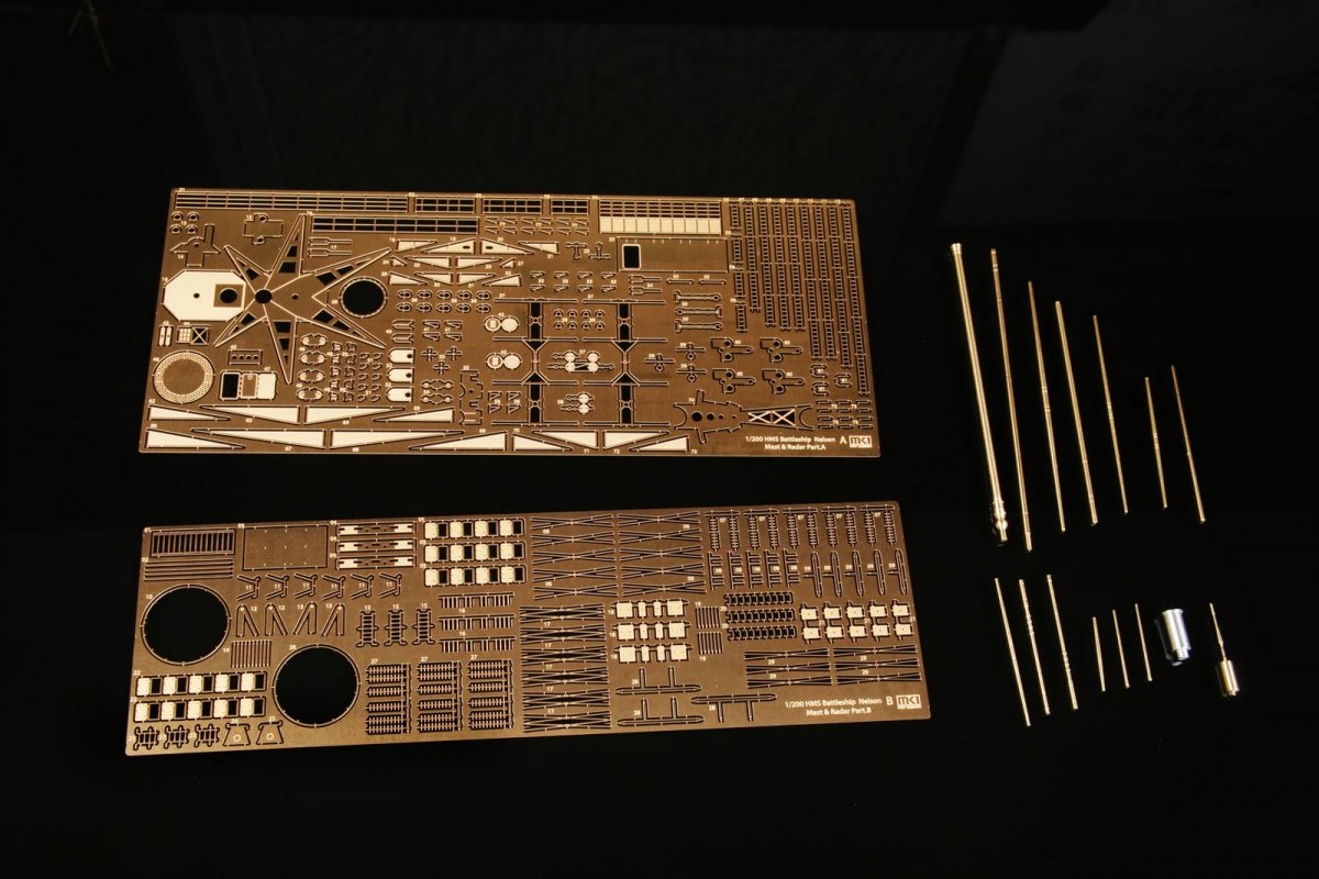 MK1 Design MD-20010 HMS Nelson DX Pack 1/200 – zdjęcie 6
