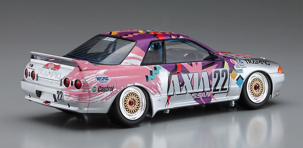 Hasegawa 20514 AXIA Skyline (Skyline GT-R [BNR32 Gr.A specification] 1991 JTC) 1/24 – zdjęcie 3