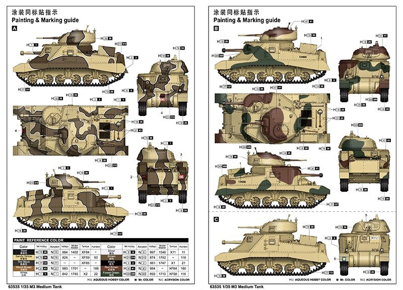 I Love Kit 63535 M3 Grant Medium Tank 1/35 – zdjęcie 4