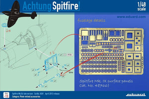 Eduard 48766 Spitfire Mk. IX surface panels 1/48 EDUARD – zdjęcie 5