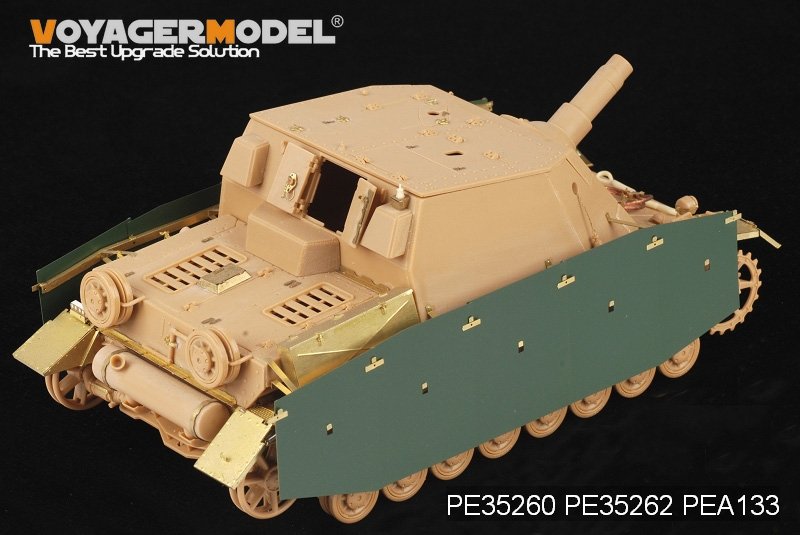 Voyager Model PEA133 WWII German Sturmpanzer IV Brummbar Early Version Side Skirts (For Tristar 35038) 1/35 – immagine 6