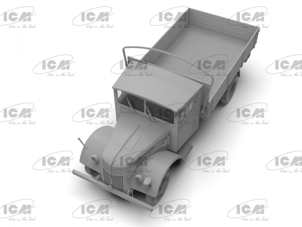 ICM 35409 V3000S Einheitsfahrerhaus WWII German Truck 1/35 – zdjęcie 5